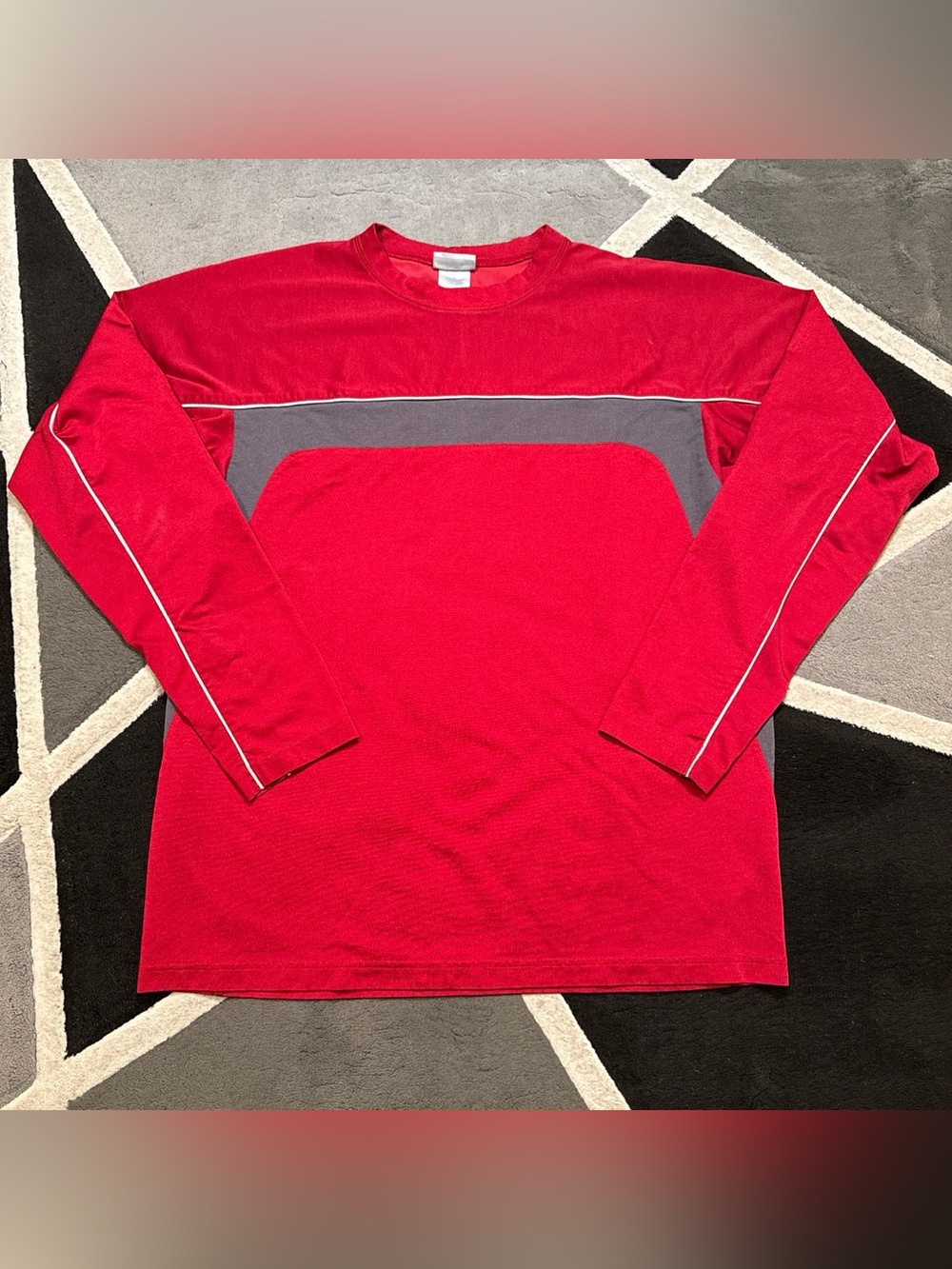 Vintage Reebok Colorblock Long Sleeve Shirt
